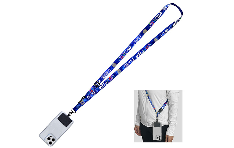 Pocket-Free Crossbody Cell Phone Lanyard - Full Color Sublimation Import Air Ship Door To Door